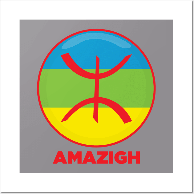 AMAZIGH FLAG Wall Art by samzizou